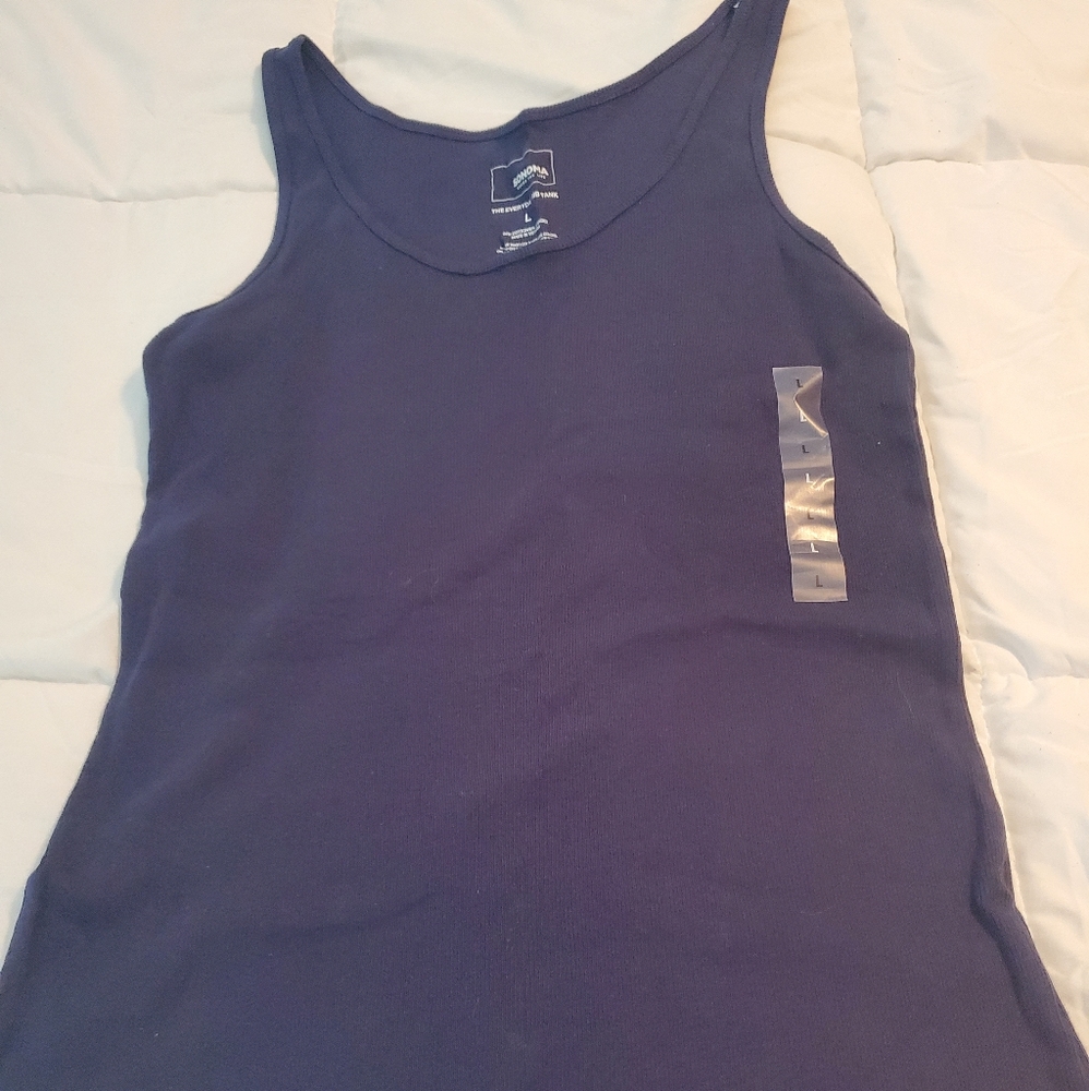 Sonoma Ribbed Tank | NWT | Size Large